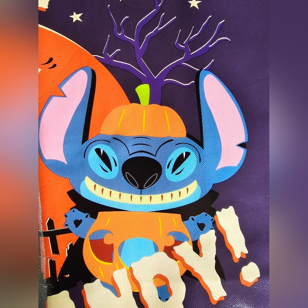 Halloween Stitch XL Reusable Tote - Picture 3 of 7
